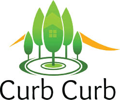 curb curb landscape logo
