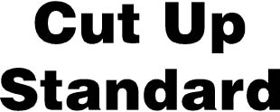 cut up standard logo