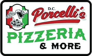 dc porcelli's pizzeria & more logo