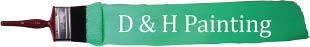 d & h painting logo