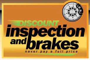 discount inspection & brake / friendswood logo