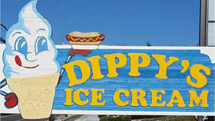 dippy's ice cream *ne logo