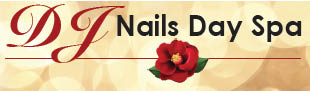 d.j. nails day spa logo