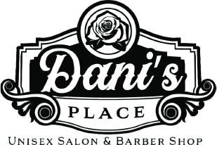 the v nail salon and dani's place logo