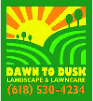 dawn to dusk landscape logo