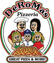 deroma's pizzeria-pawleys logo