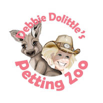debbie doolittle's petting zoo logo