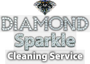 diamond sparkle cleaning service logo