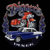 diggers diner / brentwood *5 logo