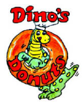 dino's donut logo