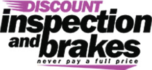 discount inspection & brake / kingwood logo
