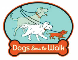 dogs love to walk logo
