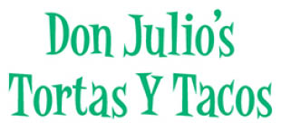 don julios tortas y tacos logo