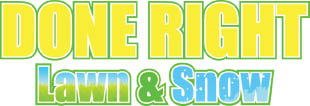 done right lawn & snow logo
