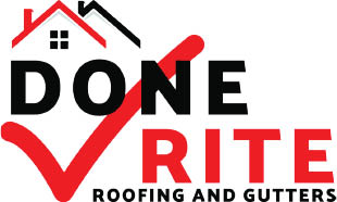 done rite roofing & gutters logo