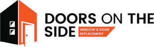 doors on the side window & door logo