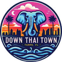 down thai  town logo