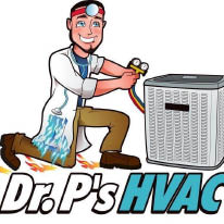 dr. p's heating & air conditioning logo