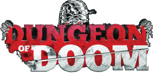 dungeon of doom haunted house logo