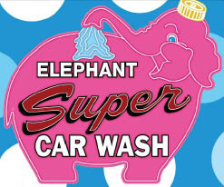 elephant car wash logo