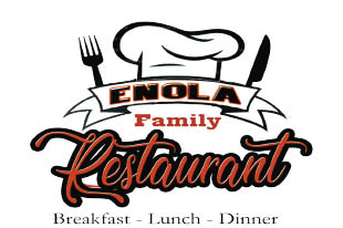 enola family restaurant logo