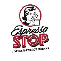 espresso stop - coffee & energy drinks logo
