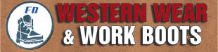 fd western wear & work boots logo