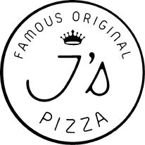 famous original j's pizza logo