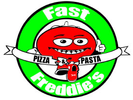 fast freddie's pizza logo