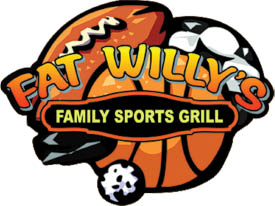 fat willy's family sports grill logo