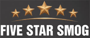 five star smog and vehicle registration services logo