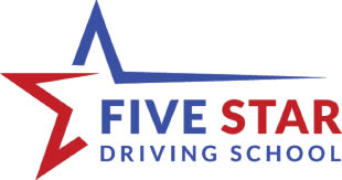 five star driving school logo