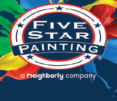five star painting of surprise logo