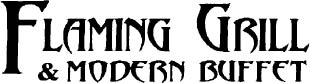 flaming grill modern buffet logo