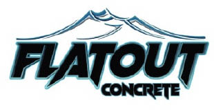 flat out concrete logo