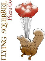 flying squirrel pizza co logo