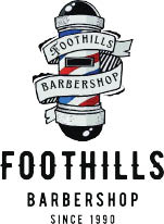 foothills barber shop logo