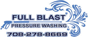 full blast pressure washing llc logo