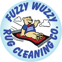 fuzzy wuzzy rug cleaning logo