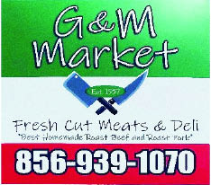 g & m super market logo