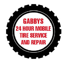 gabbys 24 hour mobile tire service and repair logo