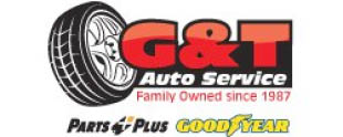 g & t auto service logo