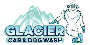 glacier car wash logo