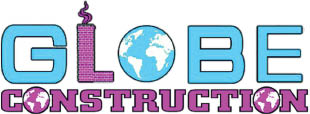 globe construction logo