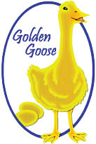 golden goose thrift shop logo