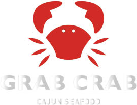 crab grab cajun seafood logo