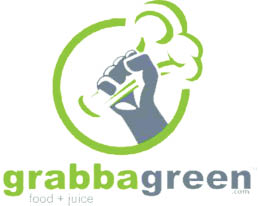 grabbagreen food & juice logo