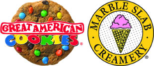 great american cookies and marble slab logo
