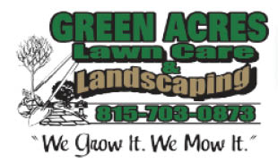 green acres lawn care & landscaping logo