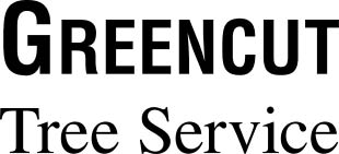 green cut tree & landscaping logo